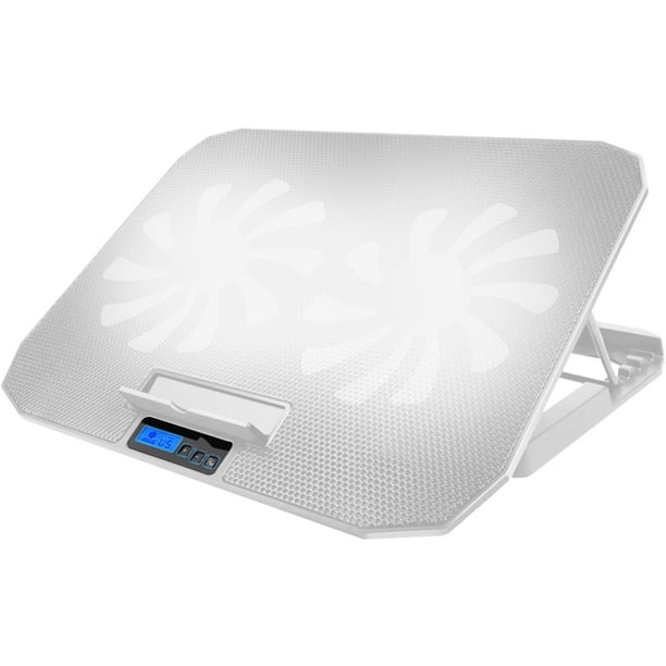 2 Turbine Fans,4 Angle Adjustable Laptop Cooling Stand Black Laptop Cooling pad Laptop Cooler Stand Laptop Fan Cooling pad for 11-15.6 Inch Gaming Notebooks 2 Turbine Fans,4 Angle Adjustable Laptop Cooling Stand Black Laptop Cooling pad Laptop Cooler Stand Laptop Fan Cooling pad for 11-15.6 Inch Gaming Notebooks